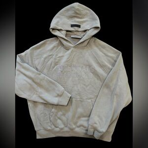 Fear Of God Essentials Light Tan Hoodie
